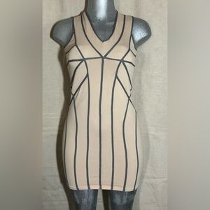 WOWCOUTURE, WOMEN BODYCON DRESS, Sz: Medium, Stretchy material